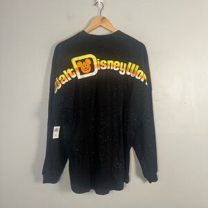 Disney WDW 2019 Halloween Candy Corn Spirit Jersey Shirt Size M Glitter RARE new